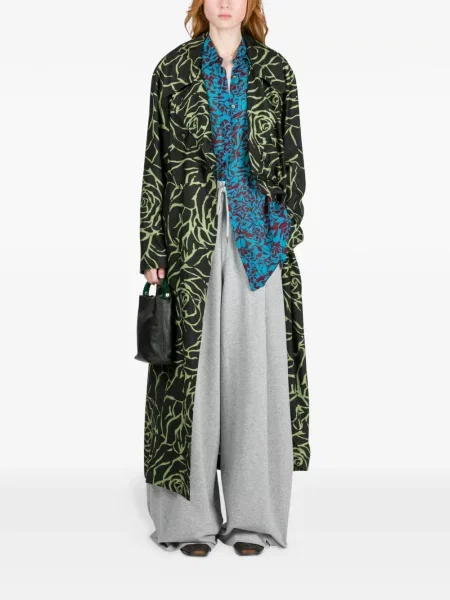 Geanta de piele Dries Van Noten din piele negru