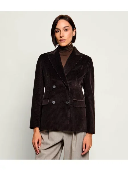 Weekend MaxMara Sacou Wkdkatanga | catifea reiată maro