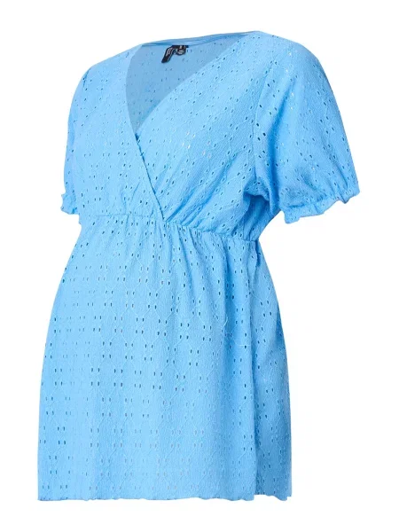 Vero Moda Maternity Bluza VMMUlrikke svetlo modra