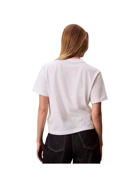 Tricou Calvin Klein Jeans Ss Graphic Boxy Tee White S alb