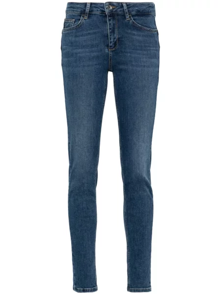 Blugi skinny Liu Jo cu talie înaltă albastru