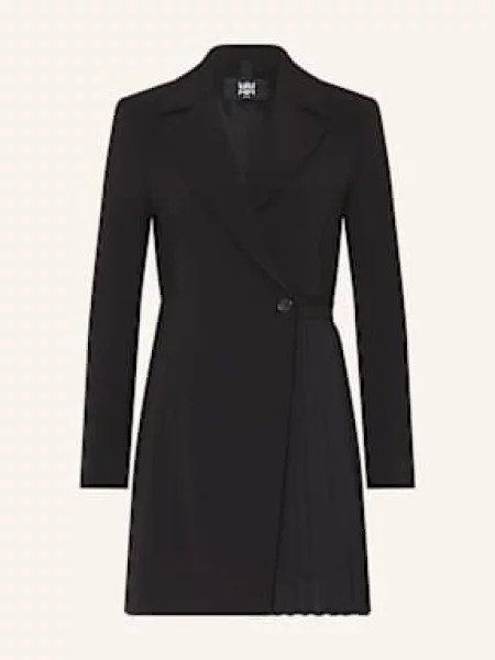 Riani Sukienka W Stylu Blezera Z Plisami schwarz czarna