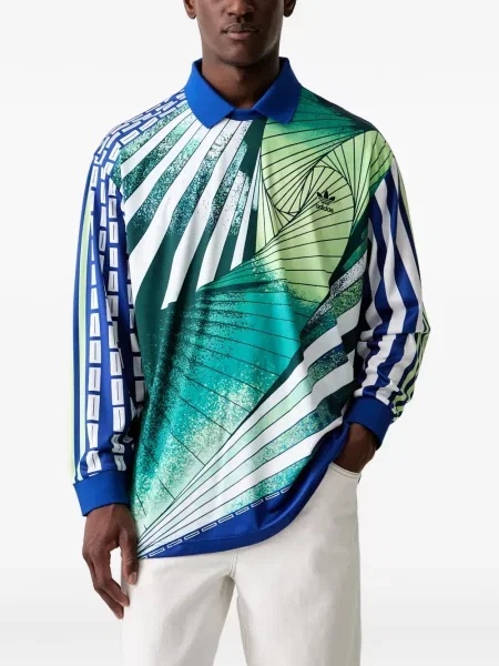 Trčanje remenčić hlače Adidas s cvjetnim printom smeđa