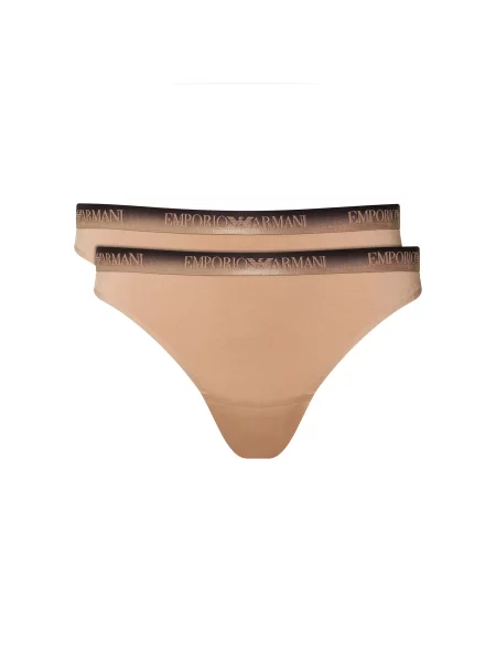 Emporio Armani Underwear Tanga szett bézs