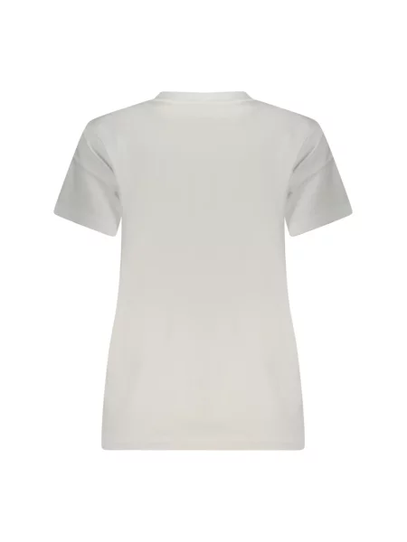 T-shirt Guess JEANS Classic Mini Triangle Tee Pure White S biała