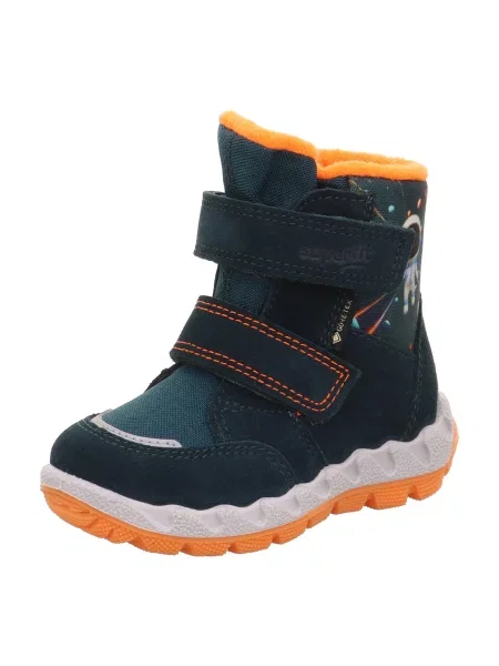 SUPERFIT Cizme ICEBIRD bleumarin / pin / portocaliu verde
