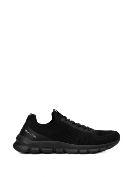 Sneakerși Marc O'polo tricotate negru