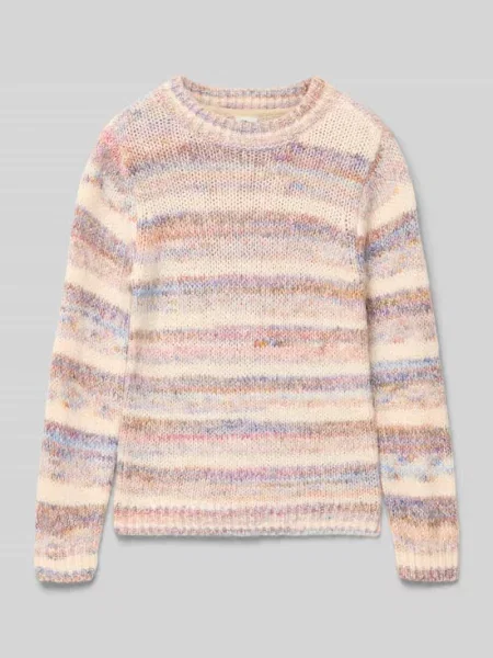 Sweter z dzianiny o kroju regular fit ze wzorem na całej powierzchni S.oliver Red Label