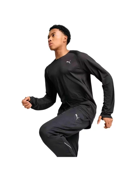 Longsleeve do biegania PUMA Run Cloudpun czarna