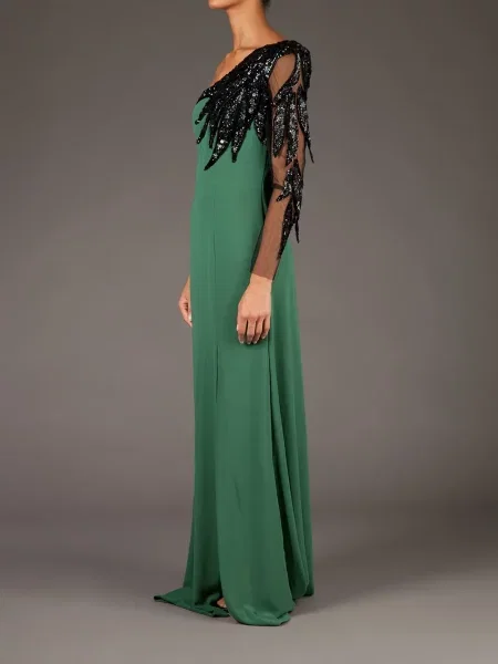 Rochie Georges Mak de costum verde