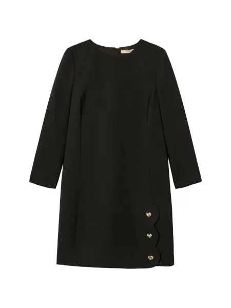 Scurt rochie Twinset cu motiv cu inimi negru