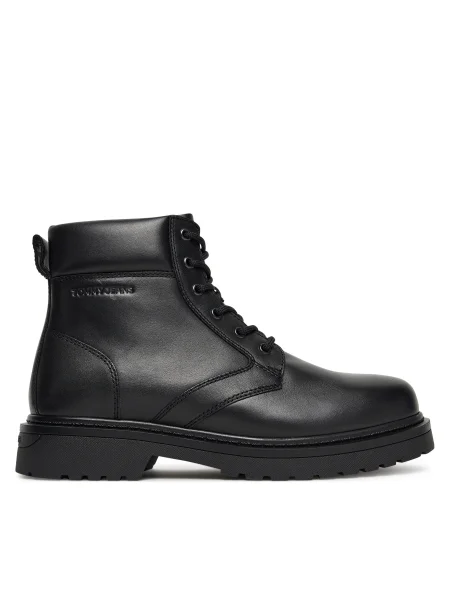 Tommy Jeans Cizme negru