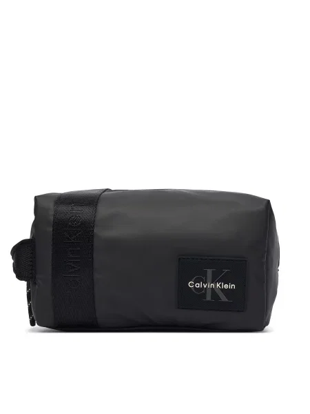 Calvin Klein Kozmetická taštička Rubberized Dopp Kit čierna