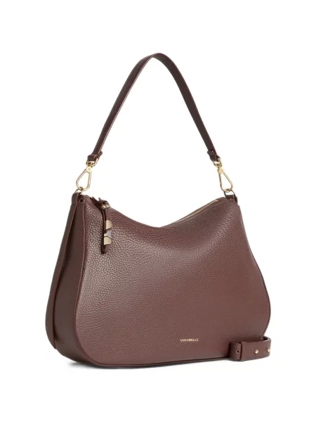 Geantă shopper Coccinelle din piele maro