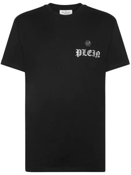 Tricou Philipp Plein de cristal negru