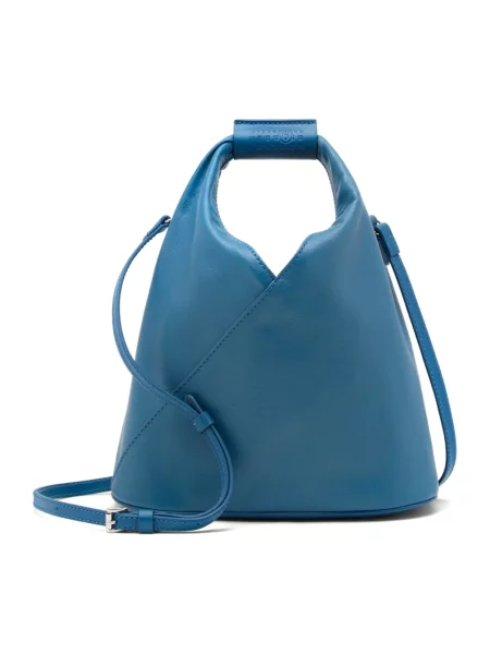 Torebka crossbody Mm6 Maison Margiela skórzana niebieska
