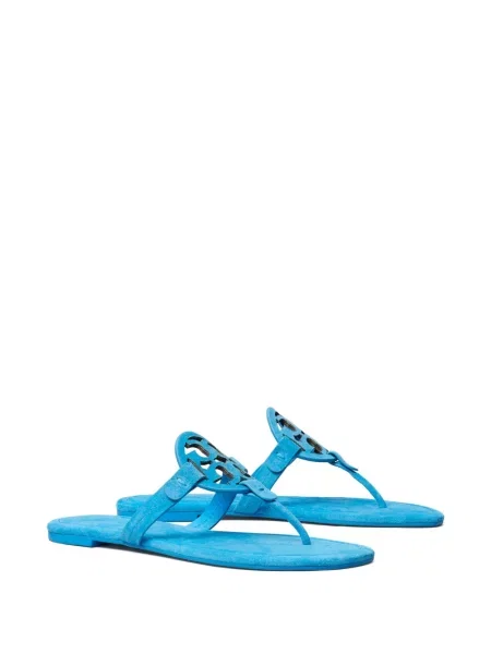Sandale Tory Burch din piele de căprioară albastru