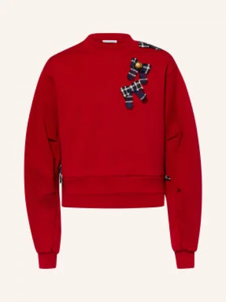 Dolce & Gabbana Mikiny červená / tmavě modrá bílá
