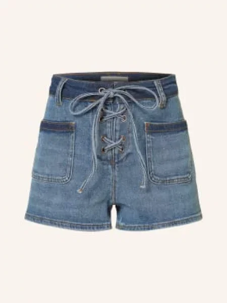 Ba&Sh Džínové Šortky Rio blue blue jeans modré