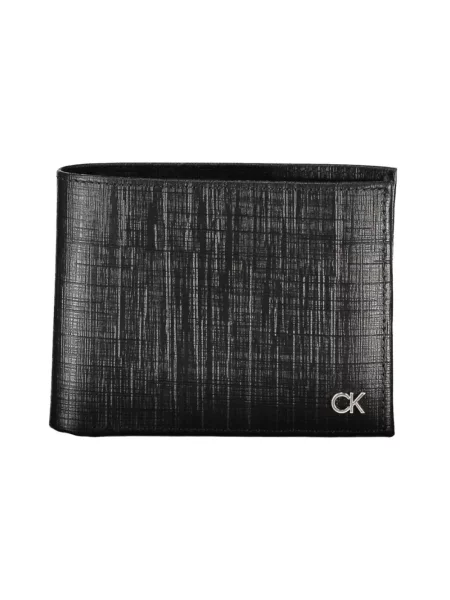 Portfel Calvin Klein skórzany elegancki czarny