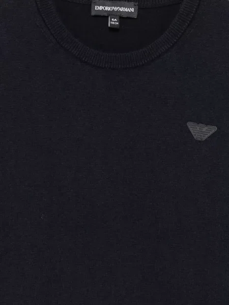 Sweter dziecięcy Emporio Armani niebieski