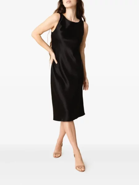 Rochie midi Peter Cohen până la genunchi de costum negru