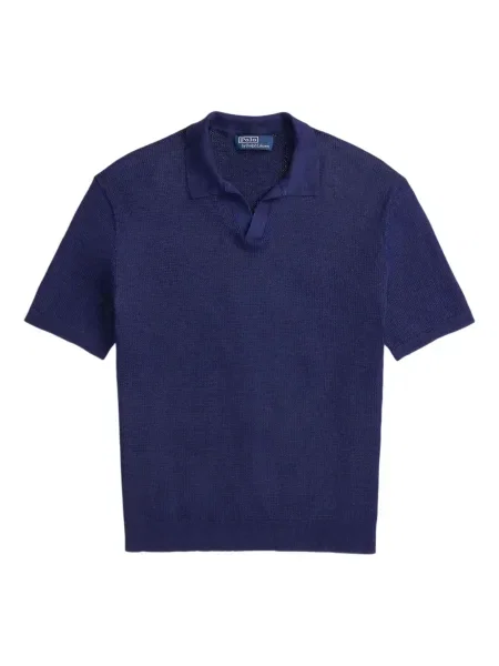 Șapcă Polo Ralph Lauren cu broderie din țesătură twill în carouri albastru