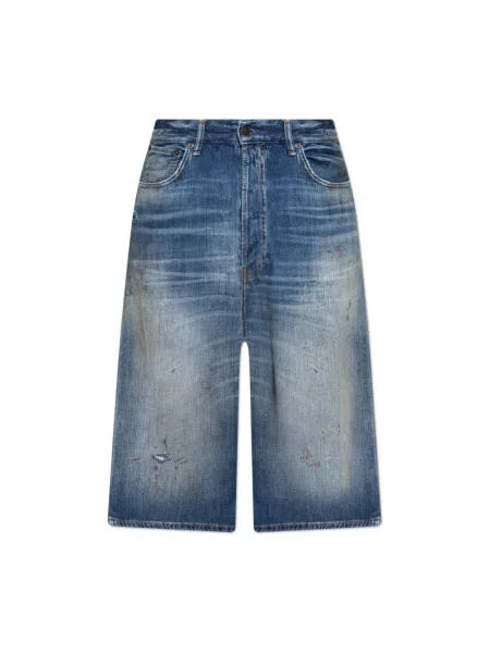 Szorty jeansowe Acne Studios niebieskie