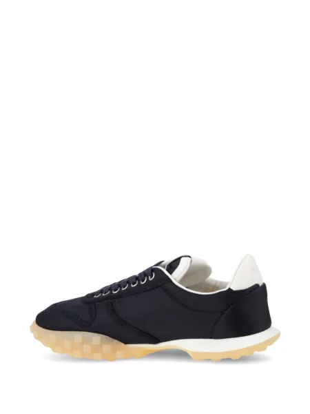 Sneakerși Jil Sander din canvas albastru