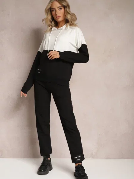 Komplet Dresowy z Bluzą i Spodniami Terinna czarny