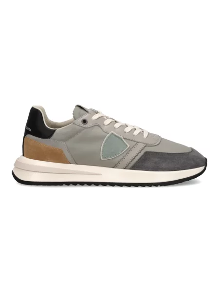 Buty do biegania Philippe Model skórzane do biegania szare