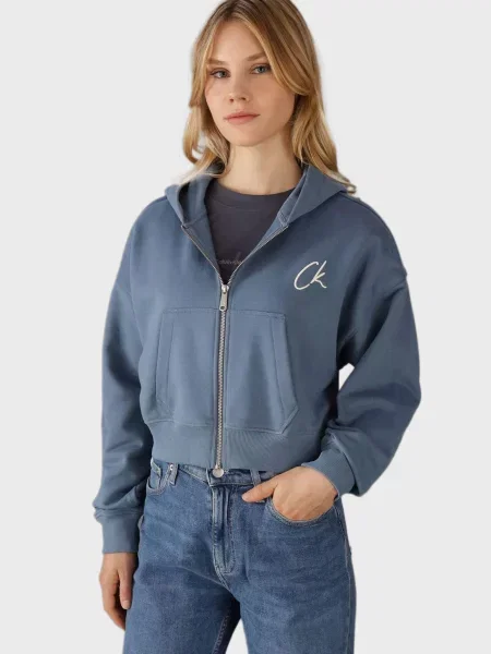 Вишита толстовка Calvin Klein Jeans синя