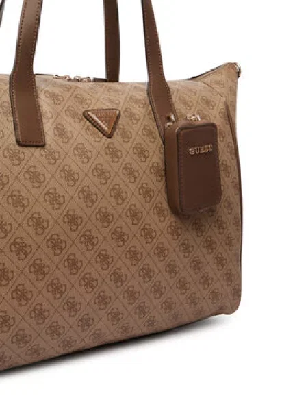 GUESS Shopper torba Latona bež smeđa