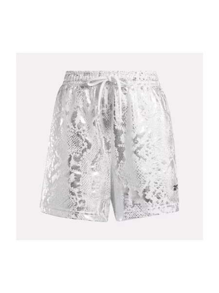 Pantaloni scurți de sport Reebok Sport cu imagine alb