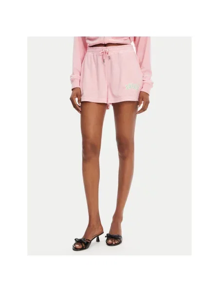 Juicy Couture Sportske kratke hlače Perkin Relaxed Fit ružičasta