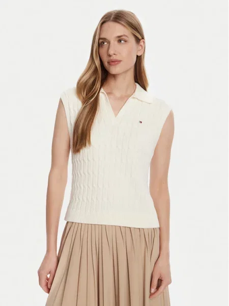 Tommy Hilfiger Πουλόβερ Εκρού