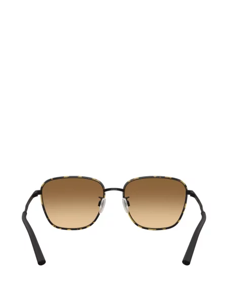 Kvadratne sunčane naočale Oliver Peoples crna