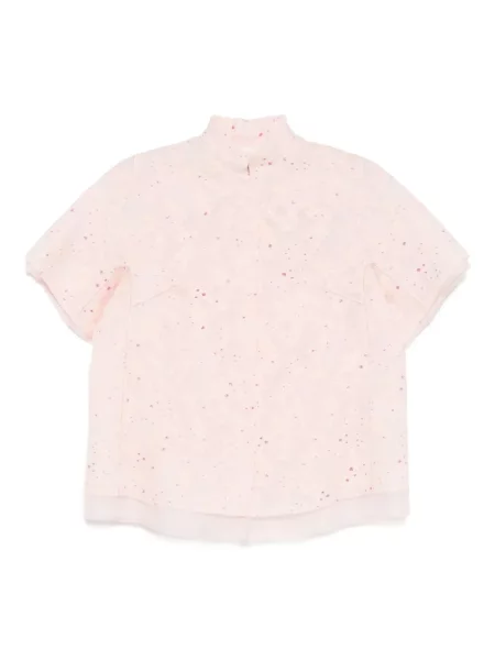 Geacă Shiatzy Chen din organza roz