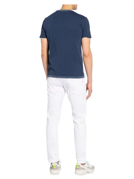 Replay Jeansy Anbass Extra Slim Fit weiss białe