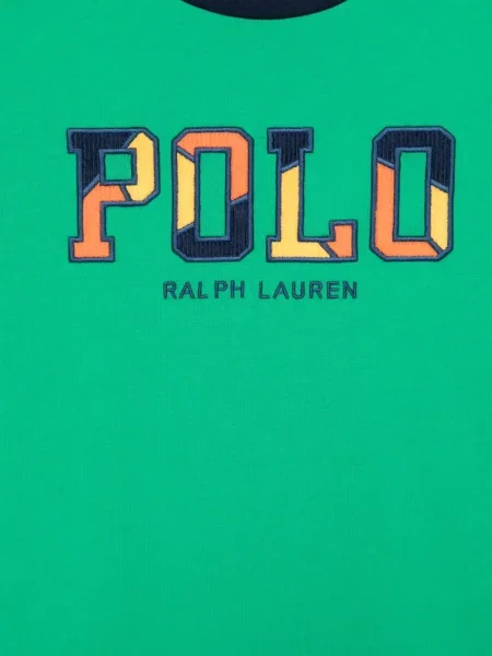 Koszulka polo dziecięca Polo Ralph Lauren zielona