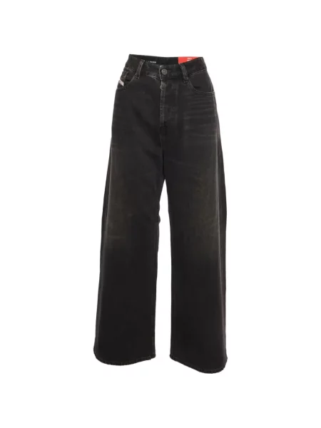 Blugi cu picior larg Diesel negru