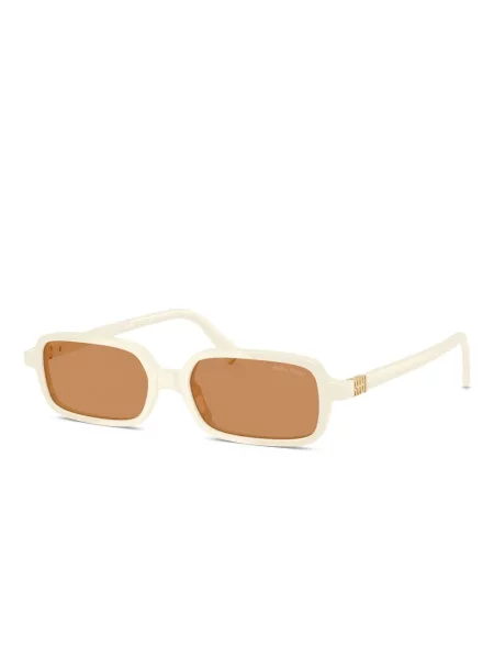 Ochelari de soare Miu Miu Eyewear alb