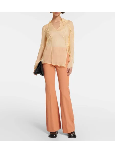 Blúz Victoria Beckham bézs