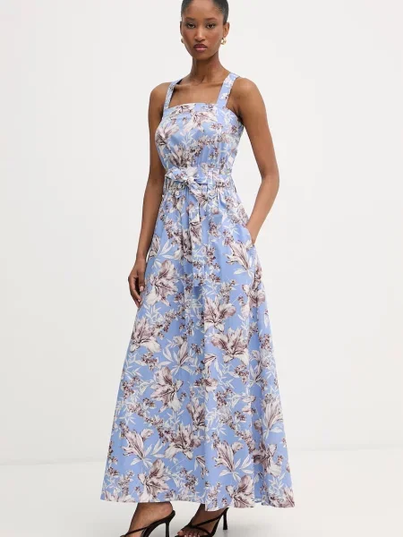 Liu Jo obleka A-kroja modra