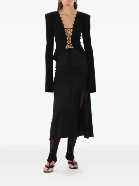 Top Manuri lung negru