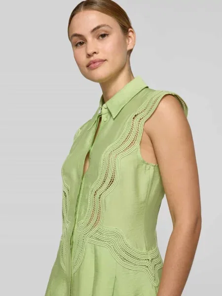 Sukienka koszulowa z mieszanka modalu z koronka model COLE' Cph Muse