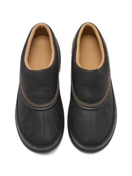Papuci tip mules Sorel din piele negru