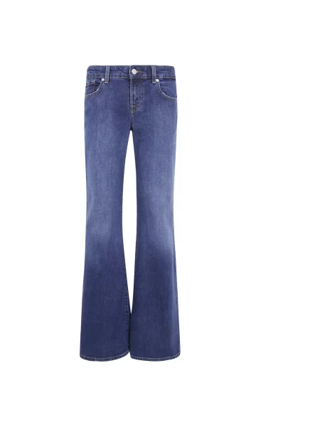 Jeansy dzwony 7 For All Mankind dzwony niebieskie