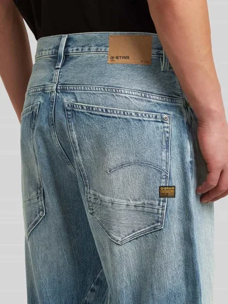 Jeansy o luźnym kroju z czystej bawełny model G-Star Arc 3D Loose' G-star Raw niebieskie