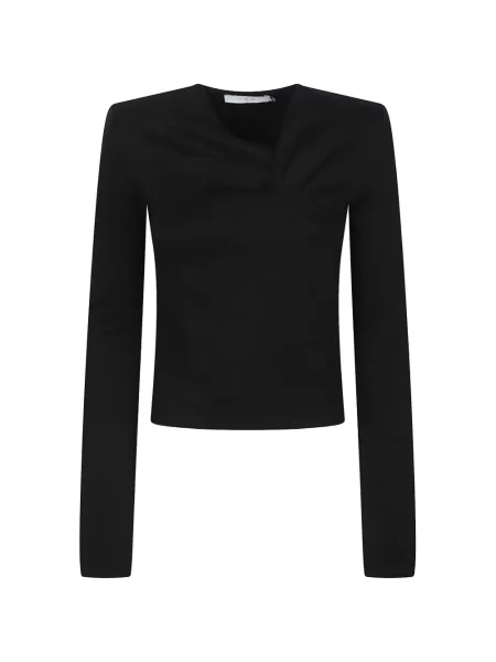 Top Iro lung negru